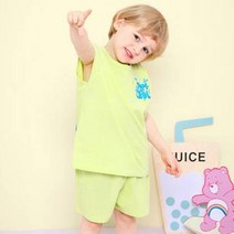 젤리스푼 케어베어 아동용 서핑쿨 반팔 상하의 세트
