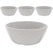 로야 멜라민 특대접 13.6cm, 크림, 4개