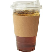 아이엔피 PET 아이스컵 바디 지름 98mm 600ml + 드링킹리드 + 홀더 세트, 25세트