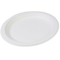 펄프 원형 일회용 접시 가로 140mm x 세로 140mm x 높이 15mm, 1개, 125개입
