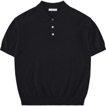 언탭트 남성용 7컬러 워셔블 반팔 카라 니트 티셔츠