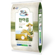 예천군농협 맛나지예 한아름 일품쌀, 20kg, 1개