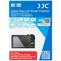JJC 캐논 EOS R8 R50 G7X Mark3 9H 강화유리 카메라 액정보호필름 세트, GSP-G7XM3, 1세트