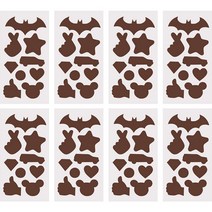 메이징초이스 패딩점퍼 의류 수선 패치 테이프 8p, 다크브라운, 1개