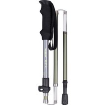 버팔로 마운틴 5단 폴딩 등산스틱 7075, 카키