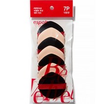 에스쁘아 비벨벳 에어 퍼프 7p, 혼합색상, 1개