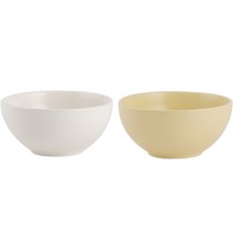 르난세 몽드 면기 2종 세트, 크림화이트, 버터밀크, 1세트