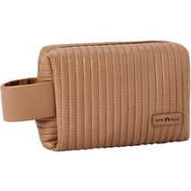 홈블리데이 가죽 일직선라인스타일 피스앤러브 가죽 화장품파우치