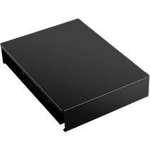 DND마켓 인덕션 스테인리스 렌지 덮개 소, 블랙, 1개