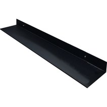 제이에스맘 무타공 화장실 일자형 선반 30cm, 블랙, 1개