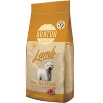 아라톤 강아지 어덜트 사료 3kg, 1개, 양