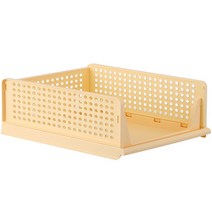 슬라이딩 폴딩 리빙박스 S, 옐로우, 1개