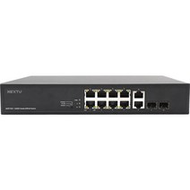 넥스트 8포트 100M POE+ 기가비트 2TP 2SFP 콤보 스위치, NEXT-POE284TP-SFP