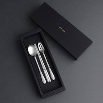 인스푼 윤슬 80% 아기은수저 3종 + 쇼핑백 세트, 혼합색상, 스푼 + 젓가락 + 포크