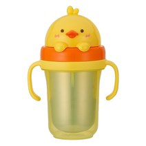 에디슨 프렌즈 흘림방지 이중 스텐 빨대컵2 300ml