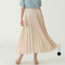 ELLE PARIS 플리츠 밴딩 스커트