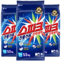 스파크 세탁세제 리필, 5.5kg, 3개