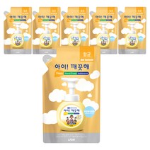 아이깨끗해 순 폼 핸드 솝 파우더향, 6개, 450ml
