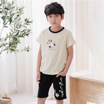 잭키드 남아용 마일로파이팅 4부 바지세트