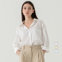 ELLE PARIS 오버핏 베이직 셔츠
