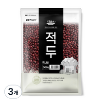 더담은 국산 적두 팥, 500g, 3개