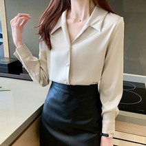 포플러앤씨 테링 카라 블라우스