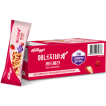 켈로그 레드베리 시리얼 에너지바, 25g, 12개