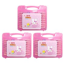 영아트 크레파스 핑크 3p, 36색