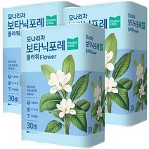 모나리자 보타닉포레 플라워 3겹 롤화장지 27m, 3팩, 30롤