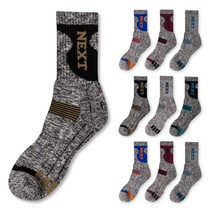 남성용 등산 하이킹 양말 10켤레