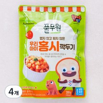 풀무원 우리아이 홍시깍두기, 300g, 4개