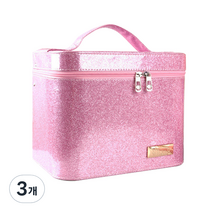 테네져 메이크업 뷰티박스 클래식, PINK, 3개