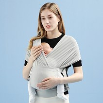 포그내 스텝원 에어 아기띠, 라이트그레이