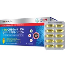 내츄럴플러스 알티지 오메가3 1200 180캡슐, 234g, 1개