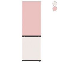 [색상선택형] LG 오브제컬렉션 모던엣지 냉장고 글라스 344L 방문설치, Q342GPB133S