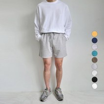 제이에이치스타일 남성용 베이직 밴딩 반바지 JHROK410