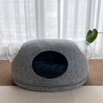 딩동펫 반려동물 고양이 숨숨집 우주선, 그레이