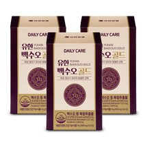 유한양행 유한 백수오 골드 54g, 60정, 3개