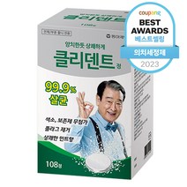 동아제약 클리덴트 정 틀니 세정제, 108개입, 1개