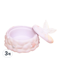 진호 인테리어 천사 재떨이, 퍼플, 3개