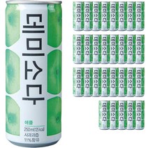 데미소다 애플, 250ml, 30개