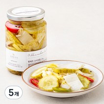 소중한식사 알배추 오이피클, 500g, 5개