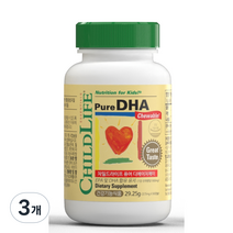 차일드라이프 퓨어 DHA 오메가3, 3개, 29.25g
