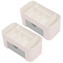 서랍형 소품정리함 2p, 블루, 2단