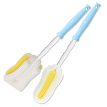 우진하이비 텀블러 전용 필터폼 브러쉬 일자형, 스카이, 2개입