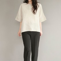 비나인 여성용 모이델 린넨 박시티