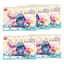 디즈니 스티치 그림일기 스케치북 5p, 345 x 250 mm, 18매
