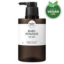 해피바스 오리지널컬렉션 바디로션 베이비파우더, 500g, 1개
