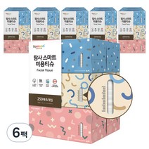 탐사 천연펄프 미용티슈, 250매입, 36개