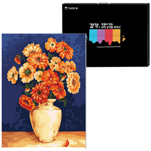 투코비 DIY 유화그리기 세트 세로형 40 x 50 cm, 온화한 화병 5520